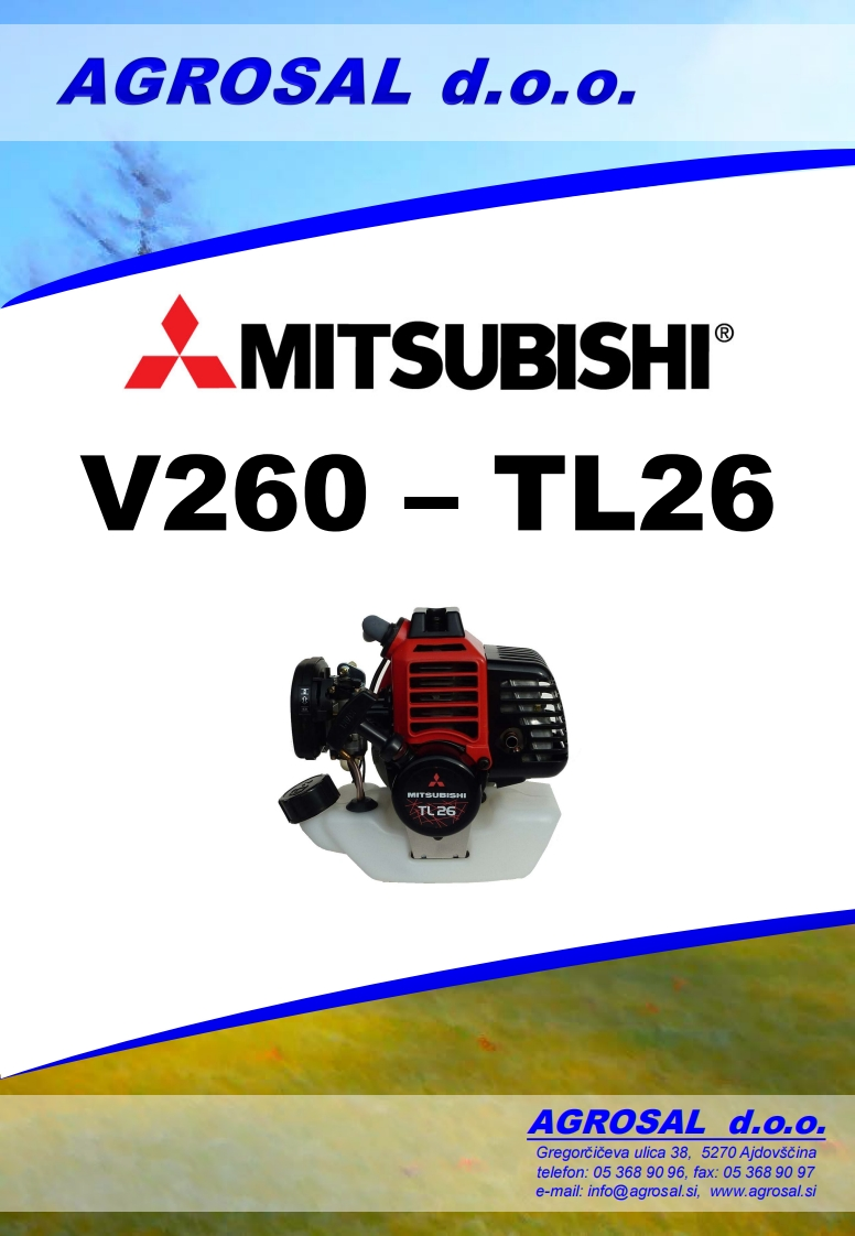 katalog_mitsubishi_v260-tl26维修拆解说明书图册