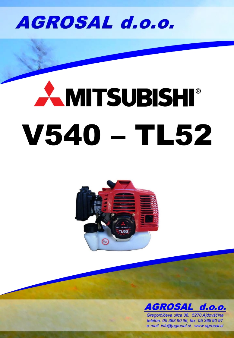 katalog_mitsubishi_v540-tl52维修拆解说明书图册
