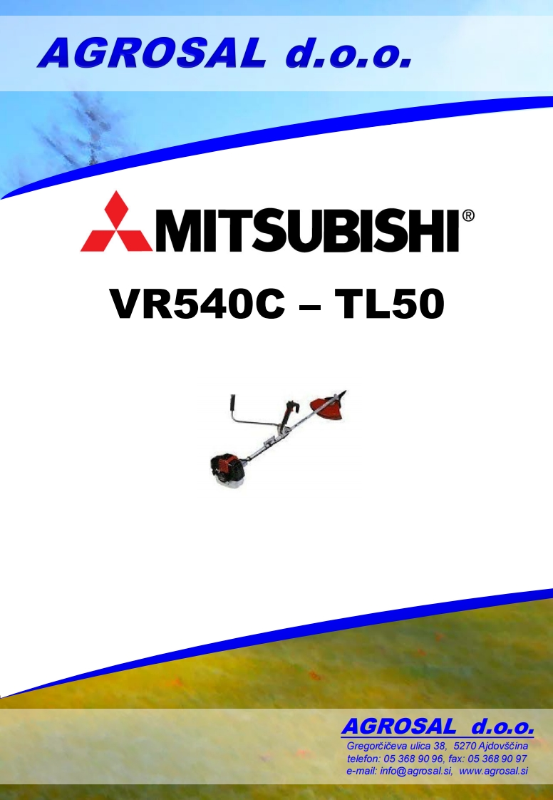 katalog_mitsubishi_vr540c-tl50维修拆解说明书图册