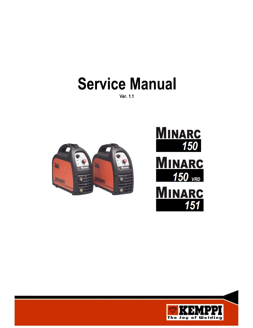 kemppi_minarc_150-vrd_151_ver-11_sm维修手册