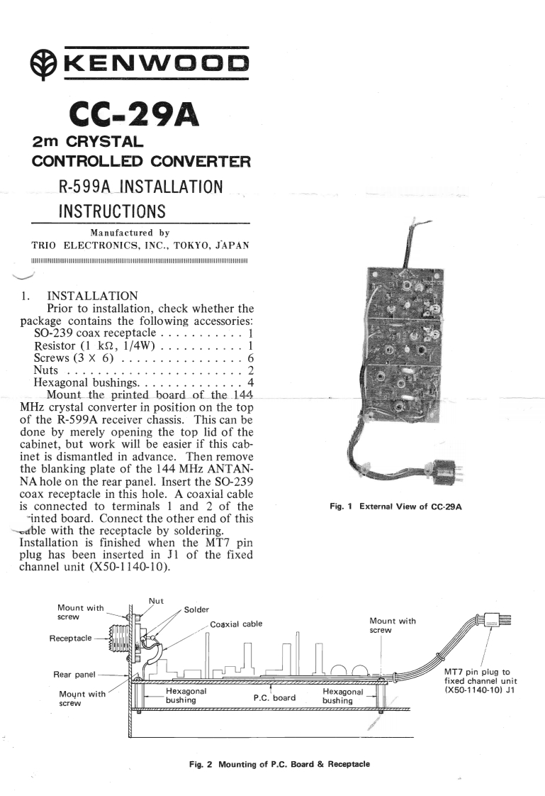 kenwood_cc29a_使用说明书手册