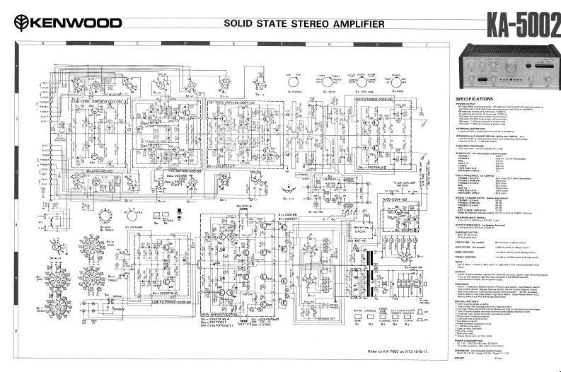 kenwoodka-5002维修电器原理图