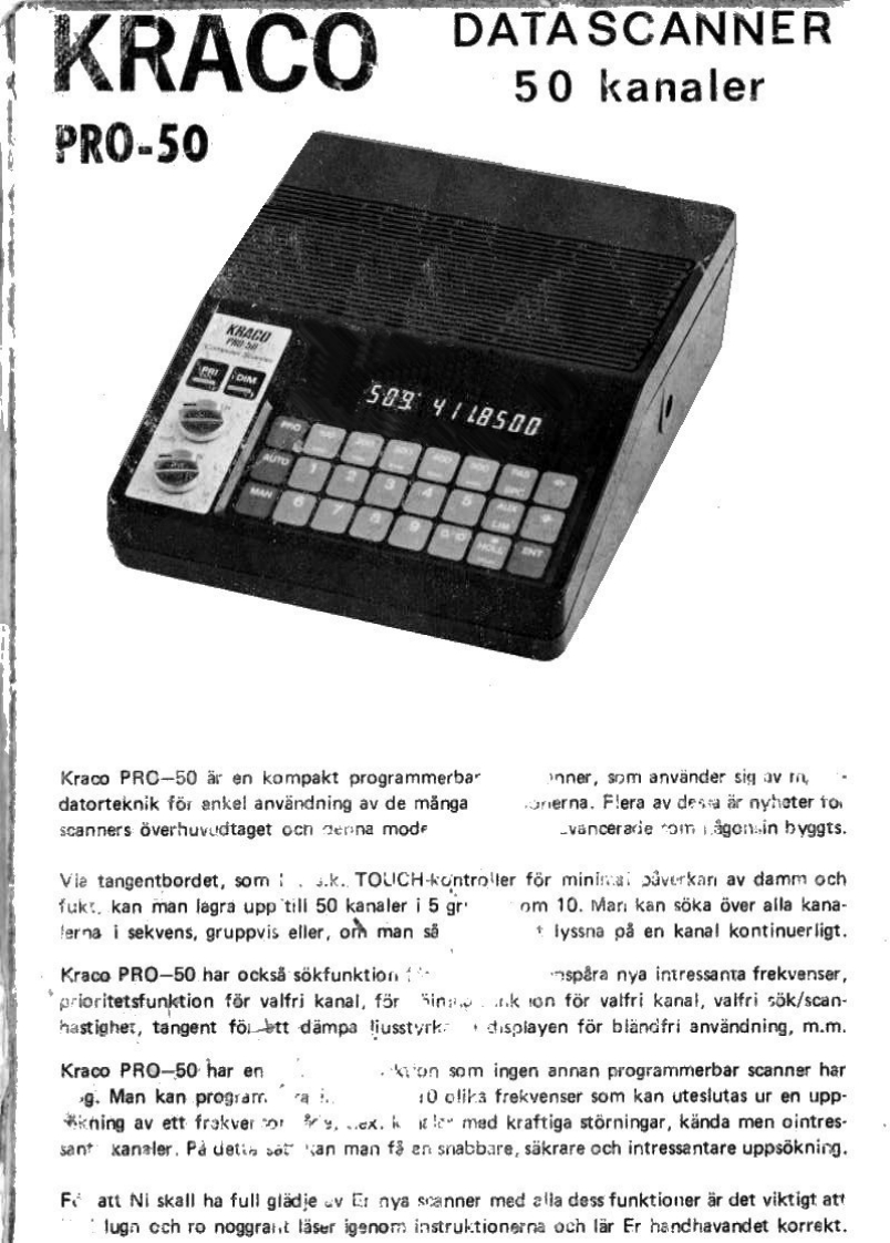 kraco_PRO-50-(Manual操作说明书手册)(foreign)