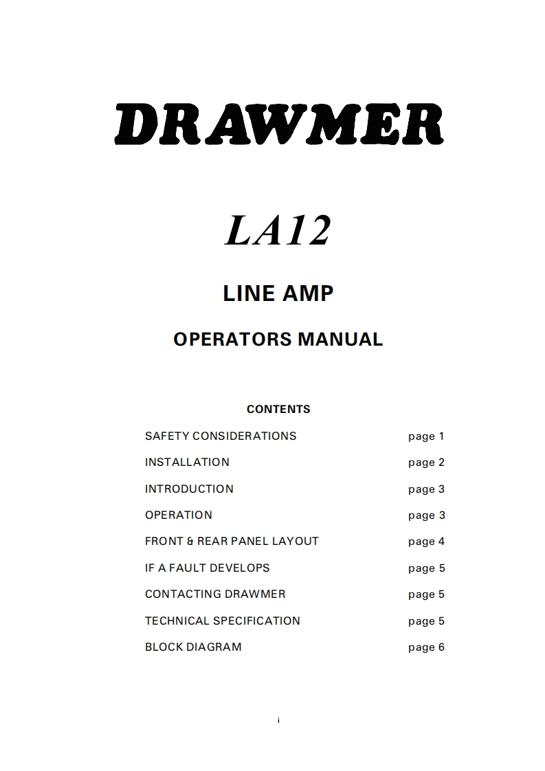 la12_操作说明书手册
