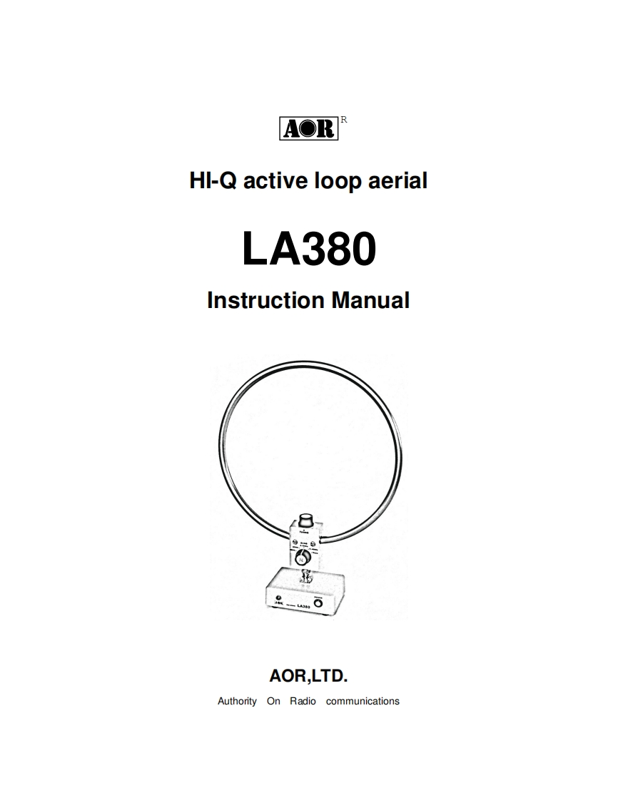 la380_操作说明书手册