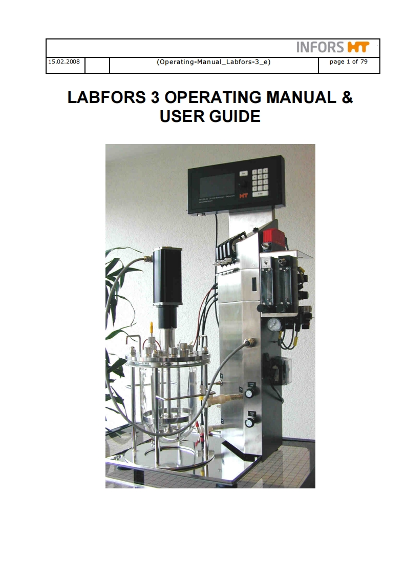 labfors3-bioreactor_操作说明书手册