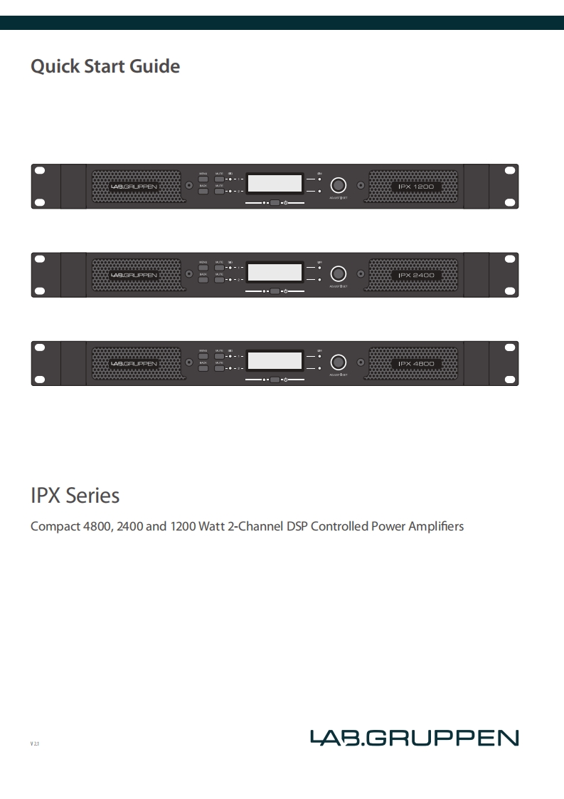 labgruppenIPX1200-IPX2400-IPX4800操作说明书手册