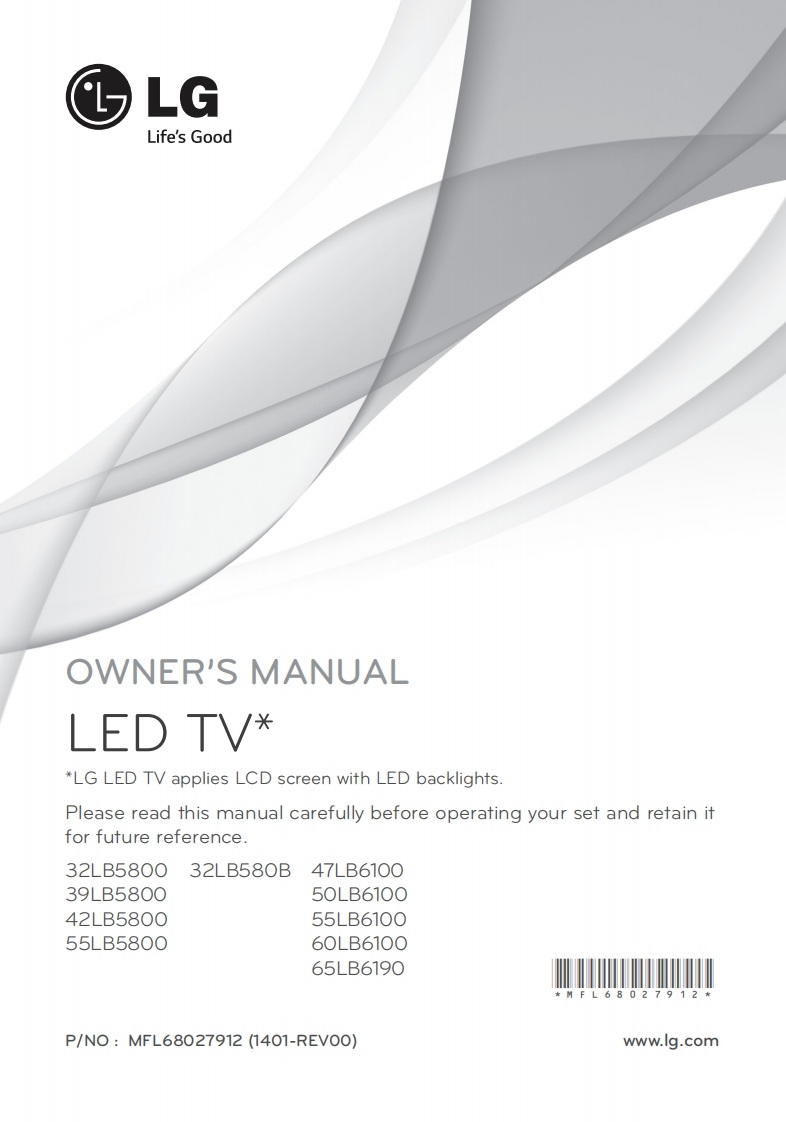 lg--32lb5800--操作说明书手册--ID15892