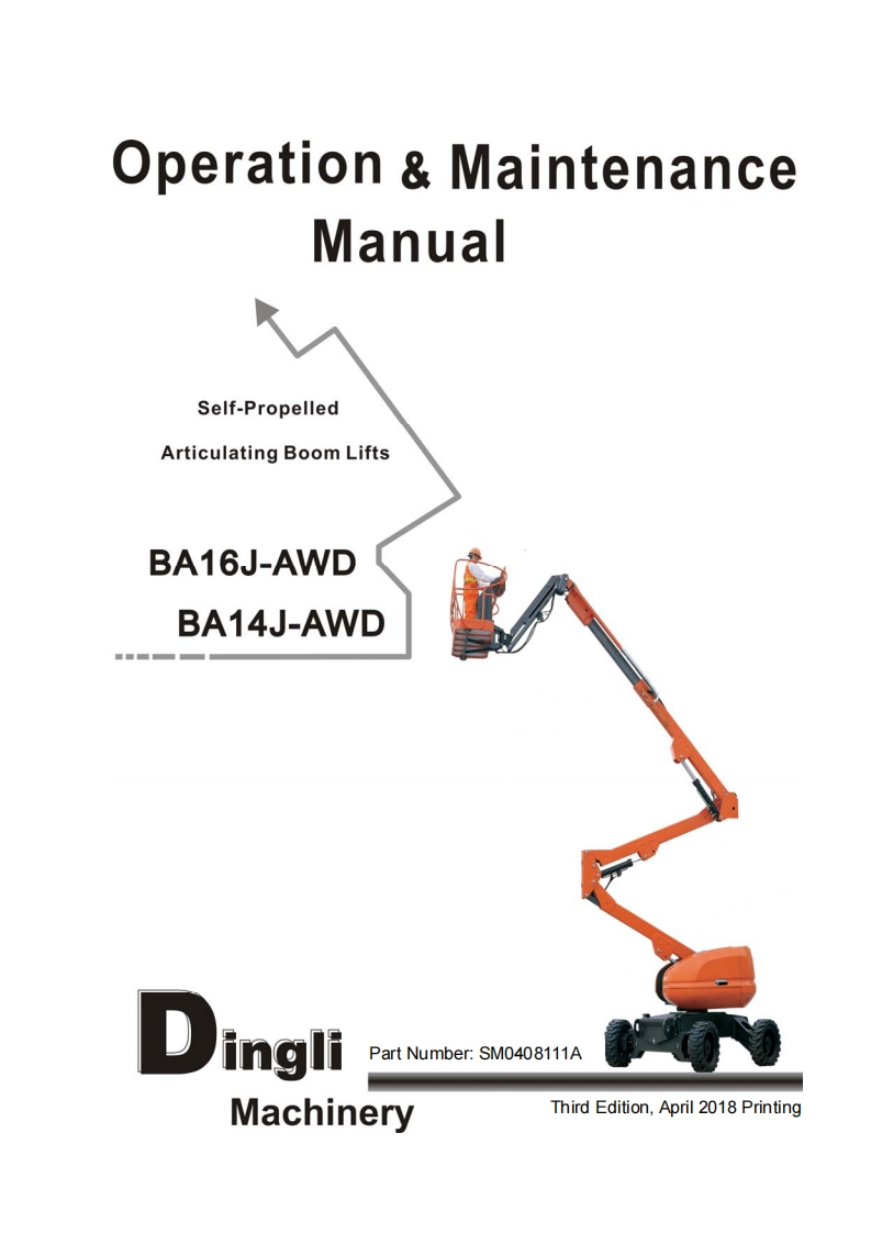 liftx_elevated_platforms_new_zealand_BA14J-AWD-BA16J-AWD-操作与维修手册-（SM0408111A_Rev3.0）