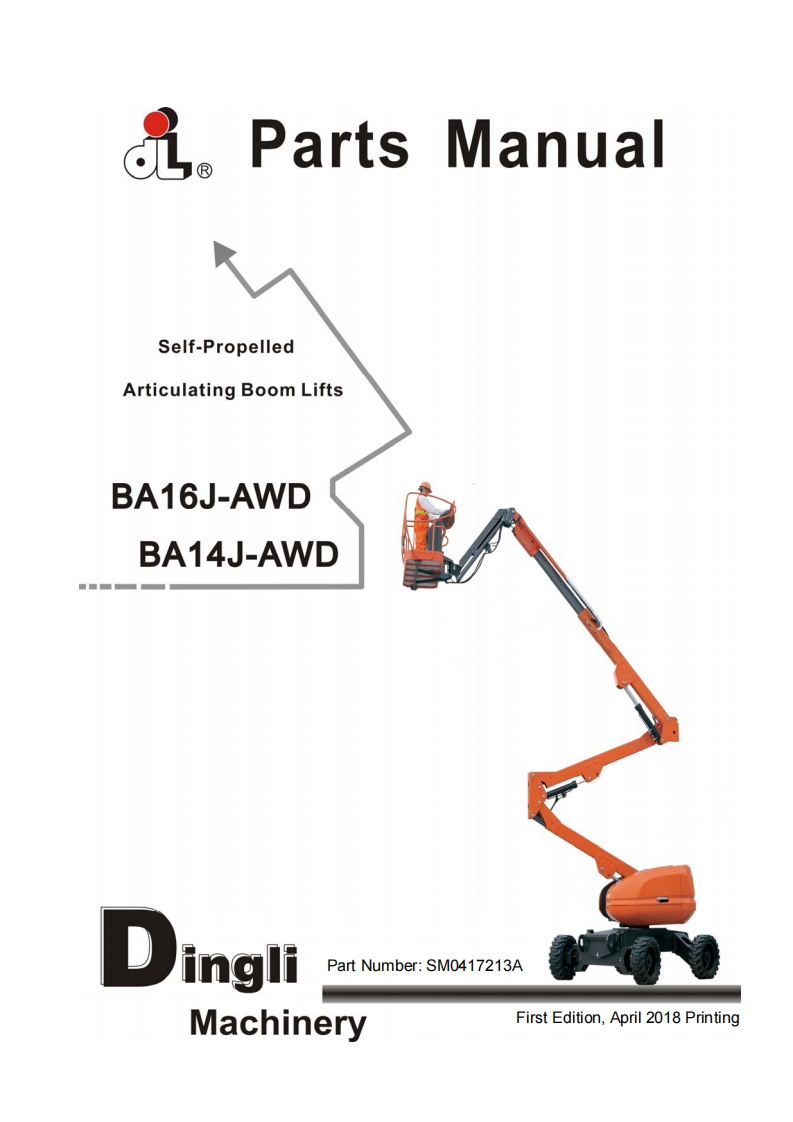 liftx_elevated_platforms_new_zealand_BA14J-AWD-BA16J-AWD-零部件图纸手册（SM0417213A_Rev1.0）