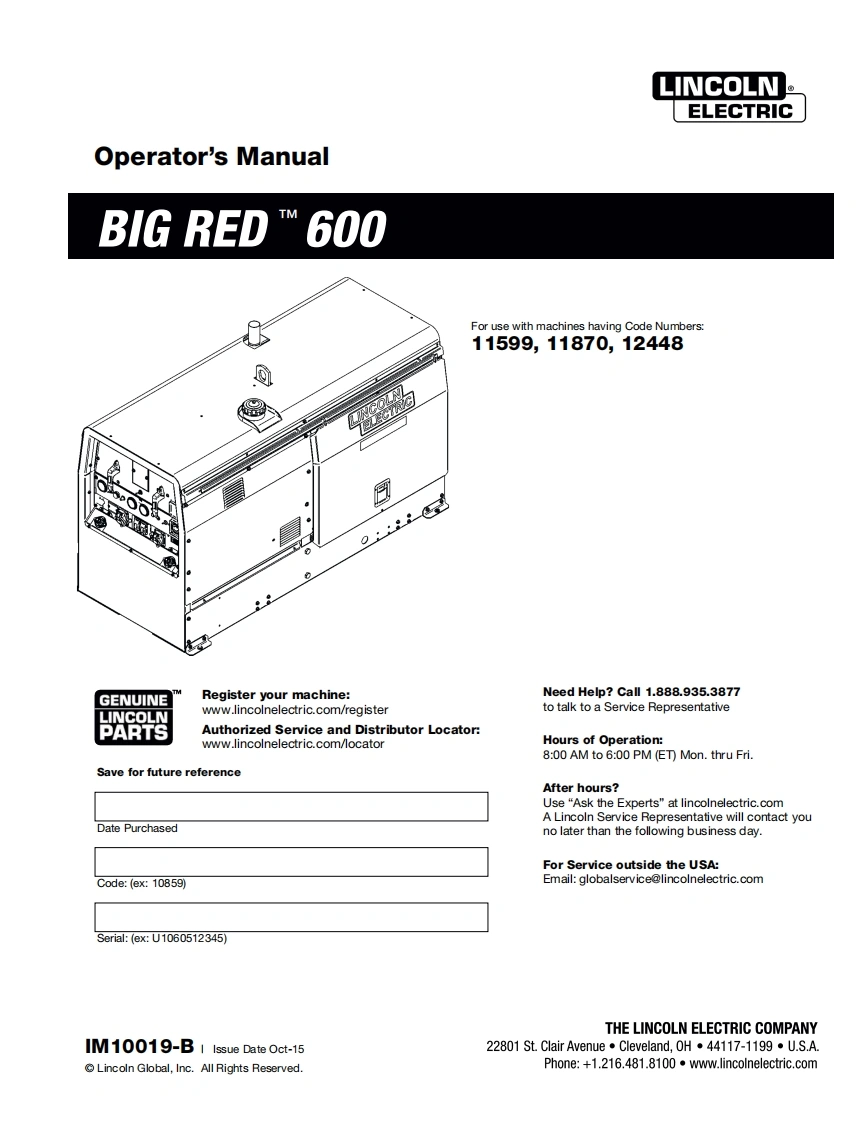 lincoln-big-red-600-operator-s-manual操作与维修电器原理图手册-找手册网