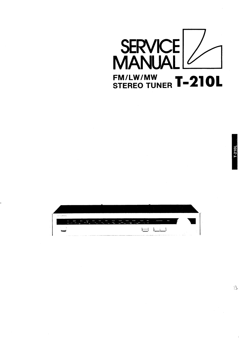 luxman-t210l-tun维修电器原理图