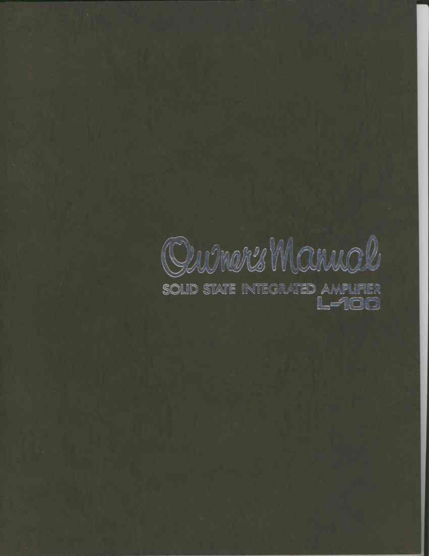 luxmanl100ownersmanual维修电器原理图