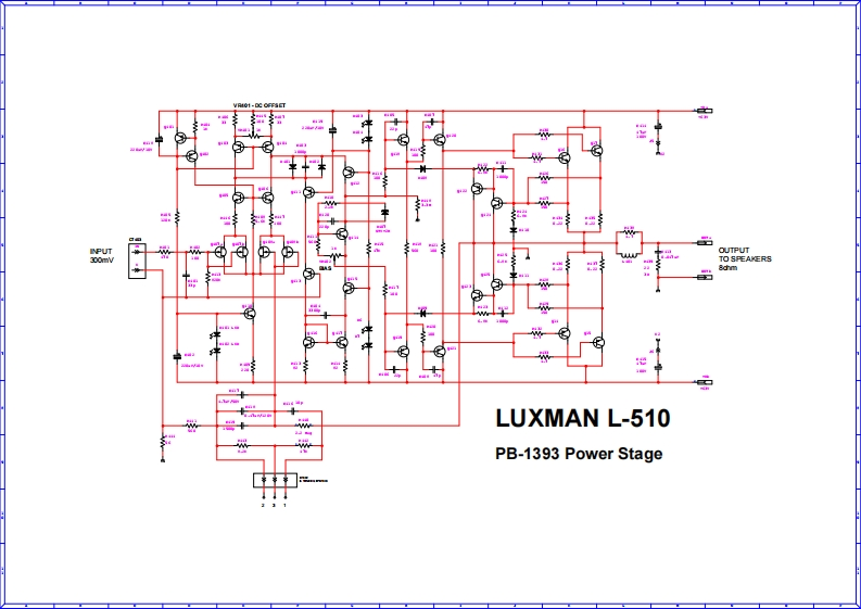 luxmanl510power维修电器原理图