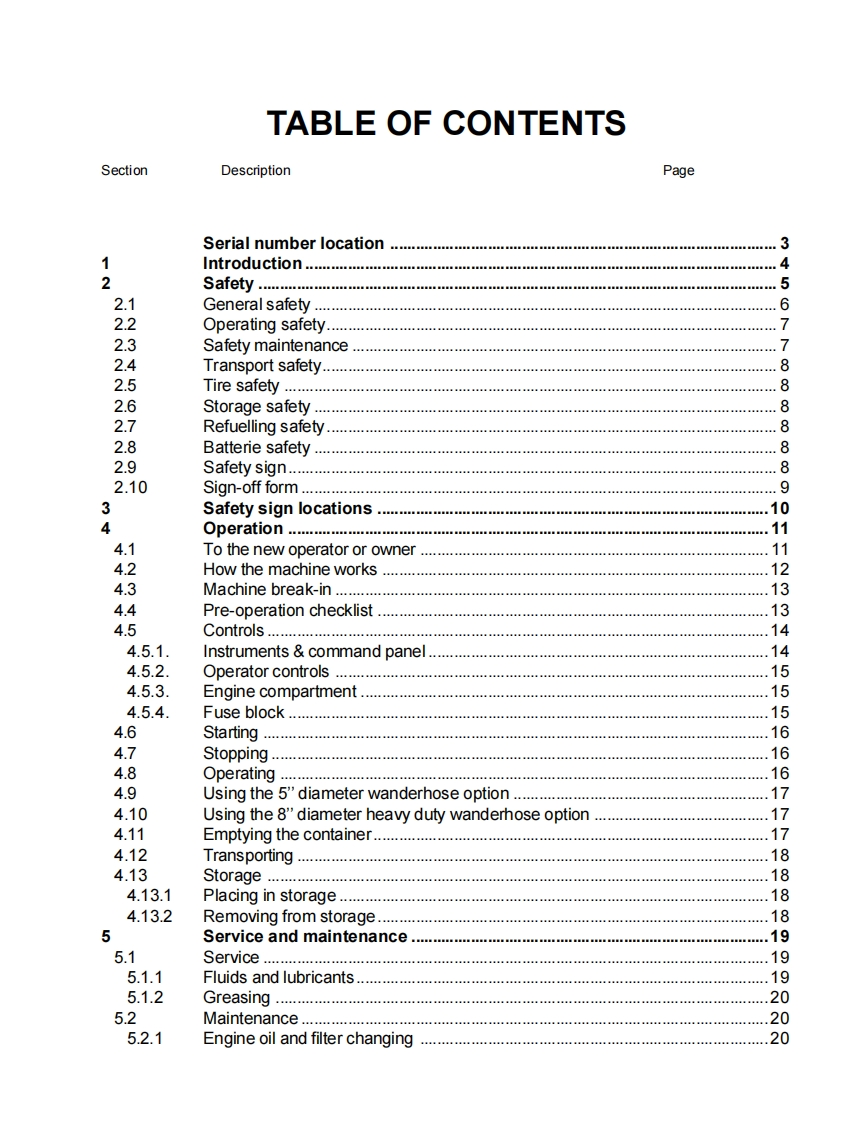 madvac-LP61-manual操作与维护手册