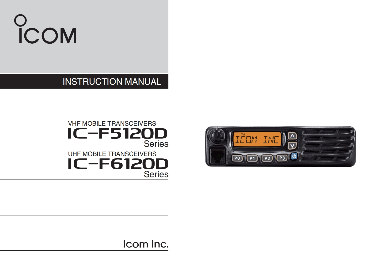 manual-ICOM-F5122D-VHF-IDAS-PMR-Mobile-Transceiver---IC-F5122D-VHF.pdf使用说明书手册-找手册网