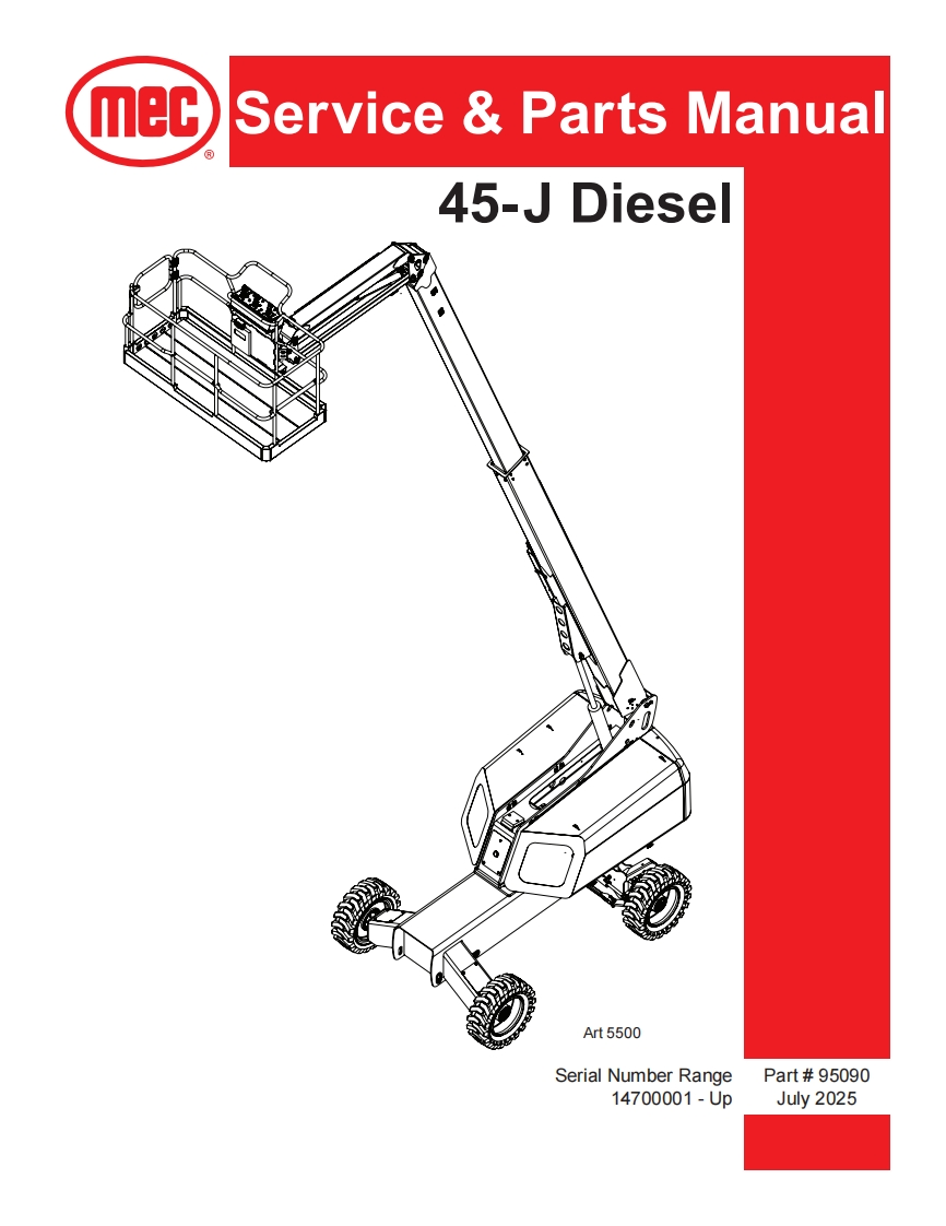 mec-Servic-ce--Parts-Manual-45-J-Diesel维修图纸手册零部件选型手册