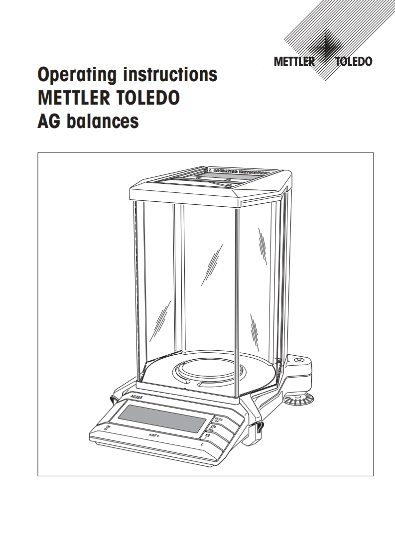 mettler-toledo-ag-balances_operating-操作说明书手册