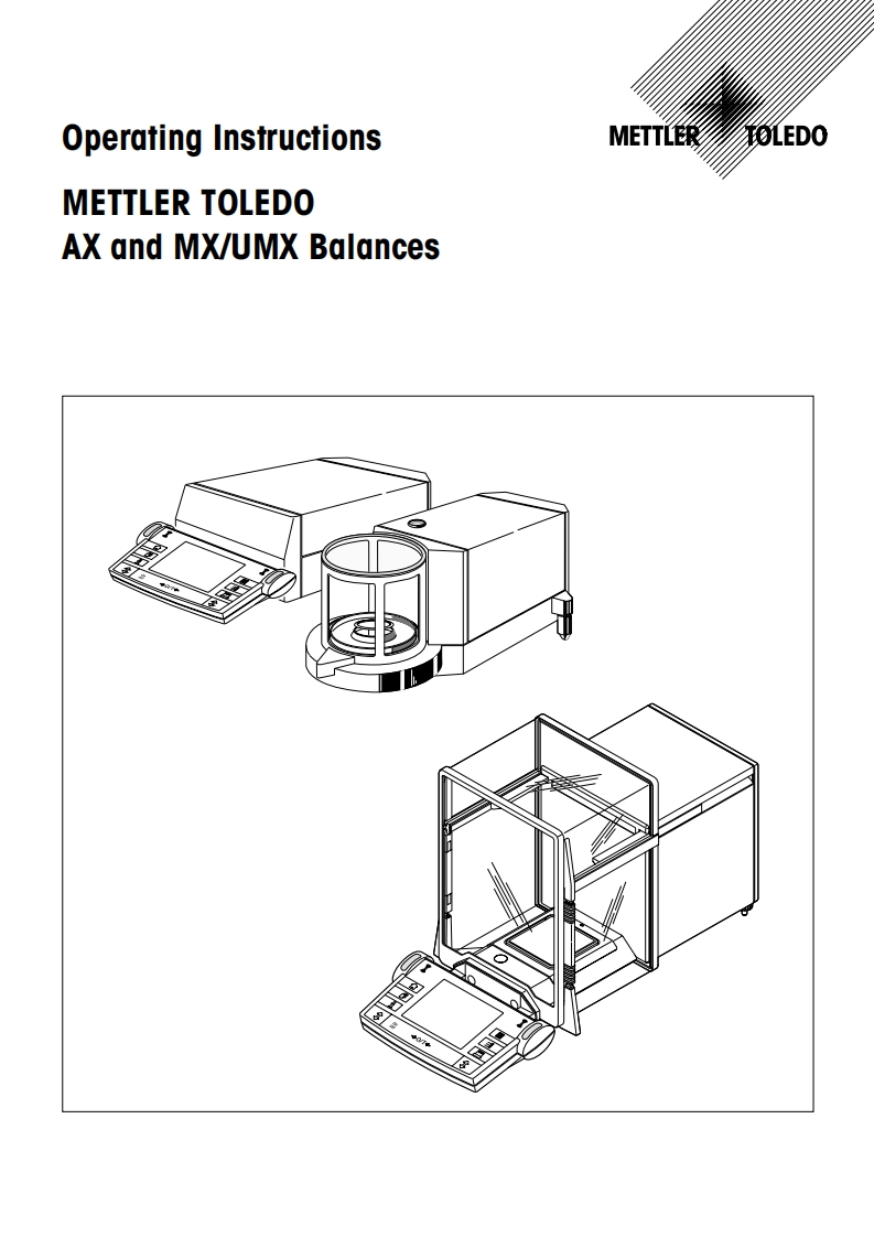 mettler-toledo-ax-mx-umx-balances_operating-操作说明书手册