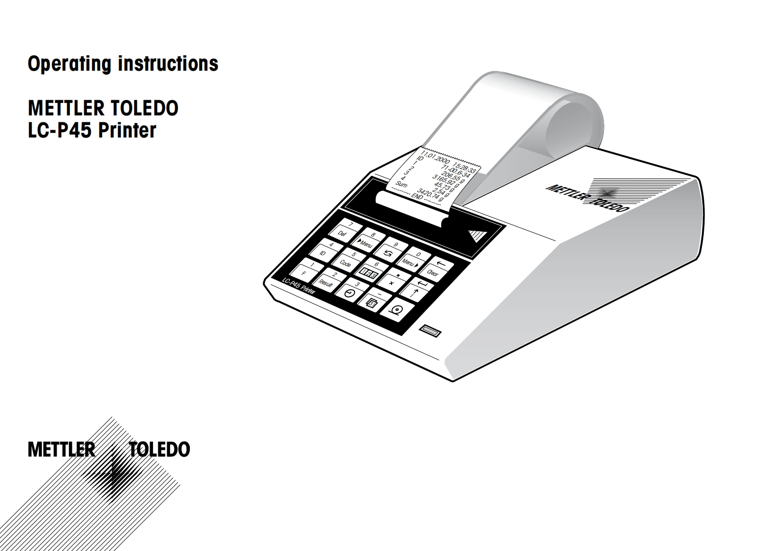 mettler-toledo-lc-p45-printer_operating-操作说明书手册