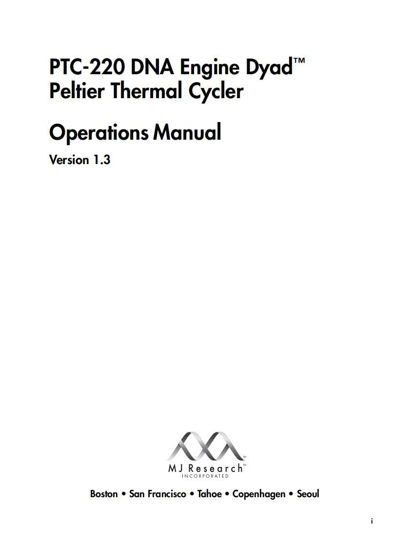 mj-research-ptc-220-dna-engine-dyad-peltier-thermal-cycler_操作说明书手册