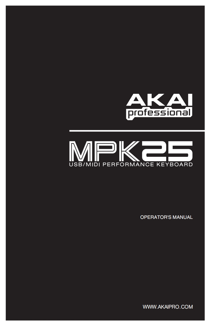 mpk25_operator__s_manual_00操作说明书手册