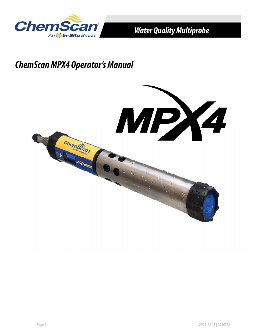 mpx4-oandm-使用说明书手册