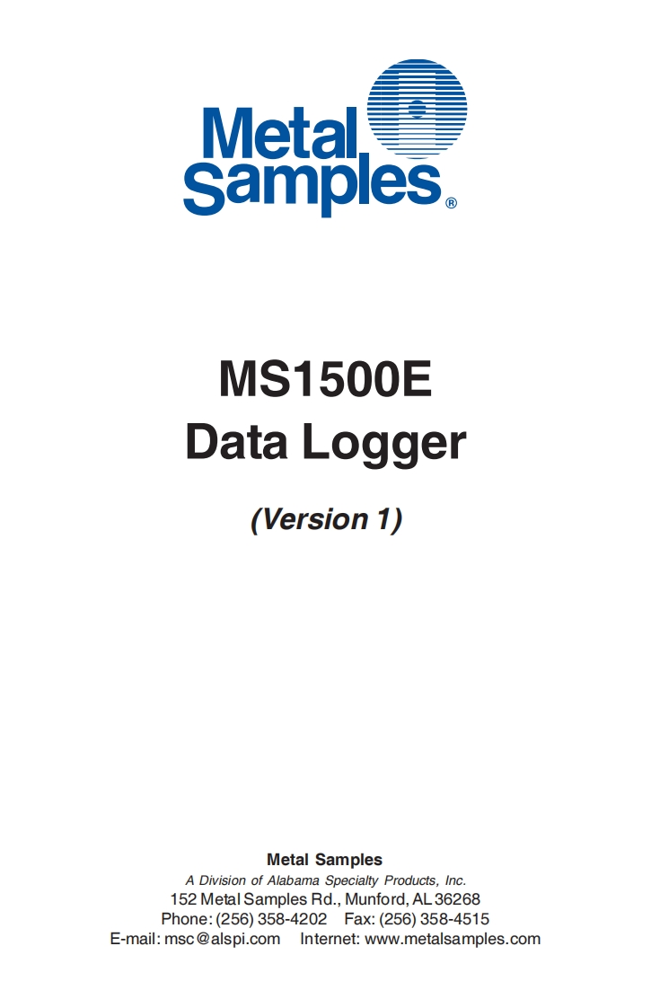 ms1500E(v1)使用说明书手册
