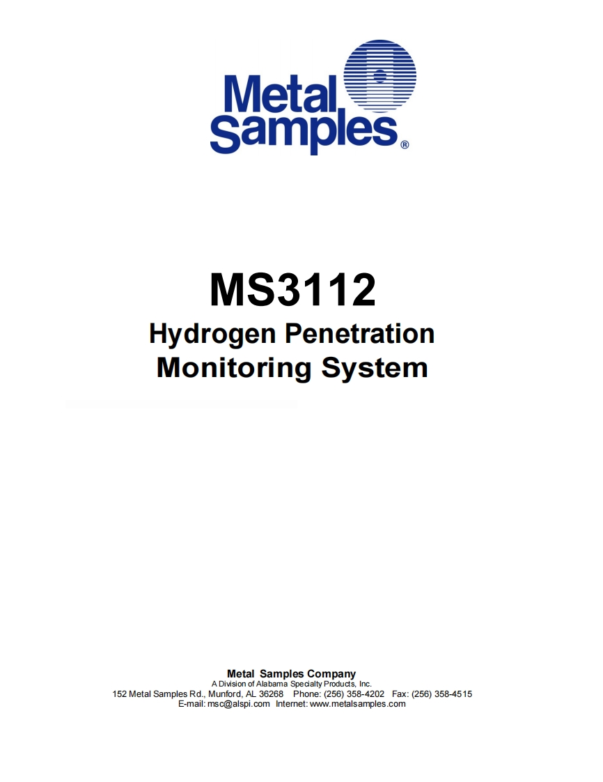 ms3112使用说明书手册