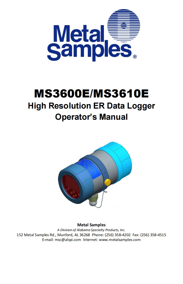 ms3600e使用说明书手册