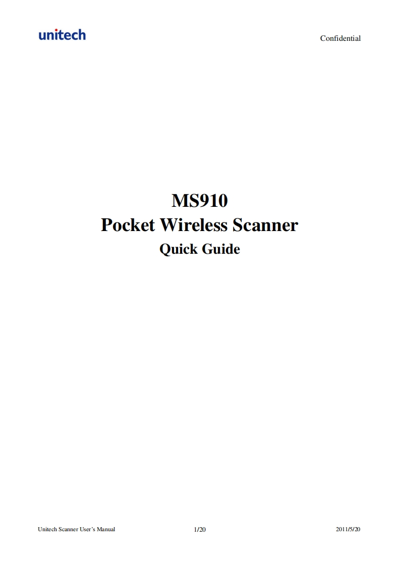 ms910_user_manual操作说明书手册