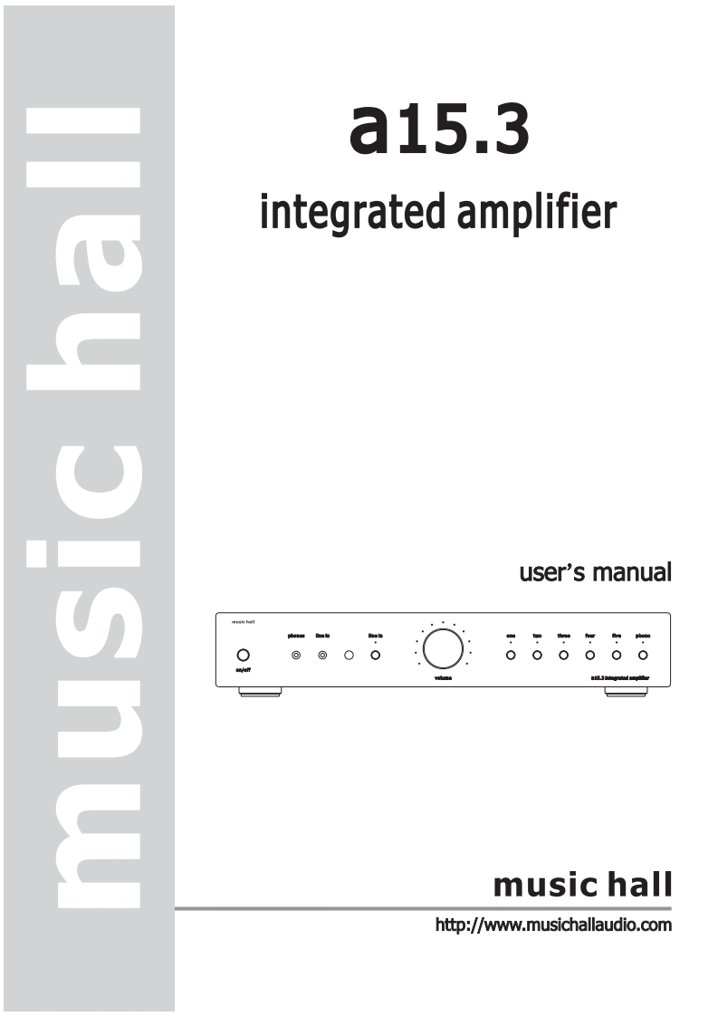 music-hall-a15-3-操作说明书手册