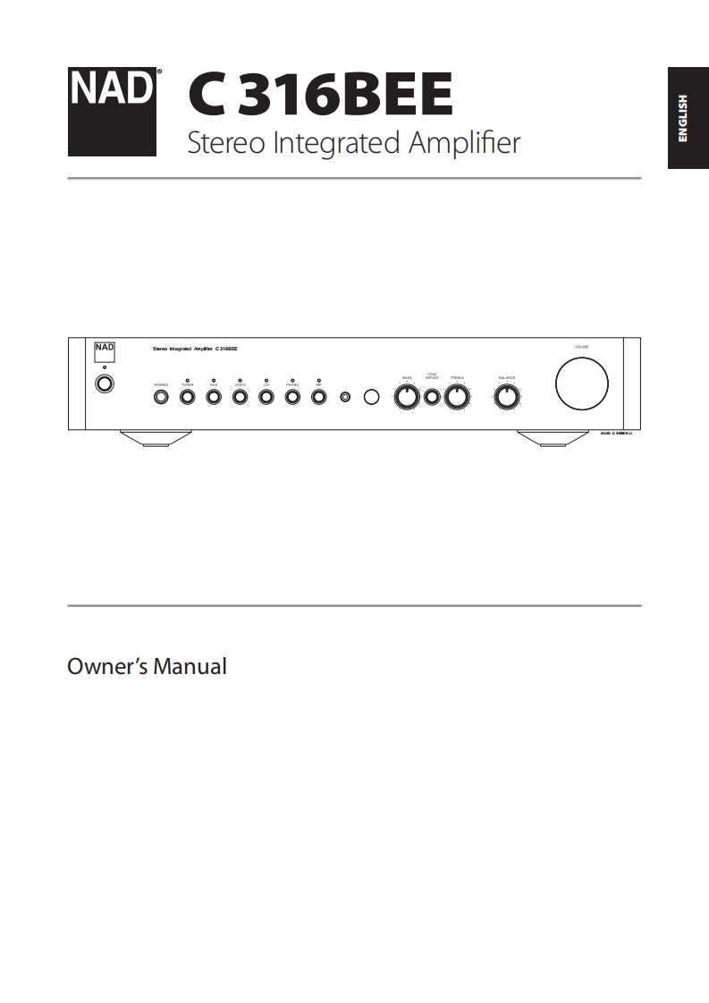 nad-c-316bee-v2-操作说明书手册