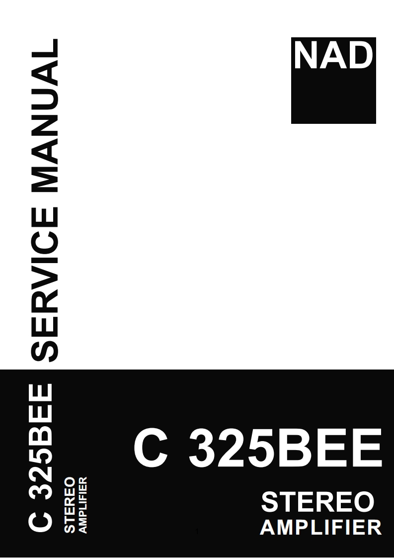 nad_c325bee-sm-SERVICE-MANUAL维修手册