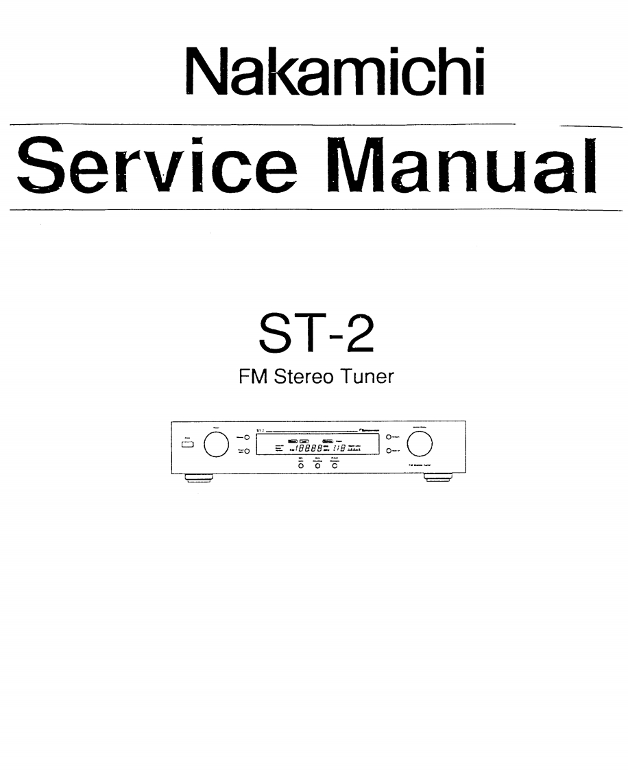 nakamichi--st-2--维修电器原理图手册--ID15854