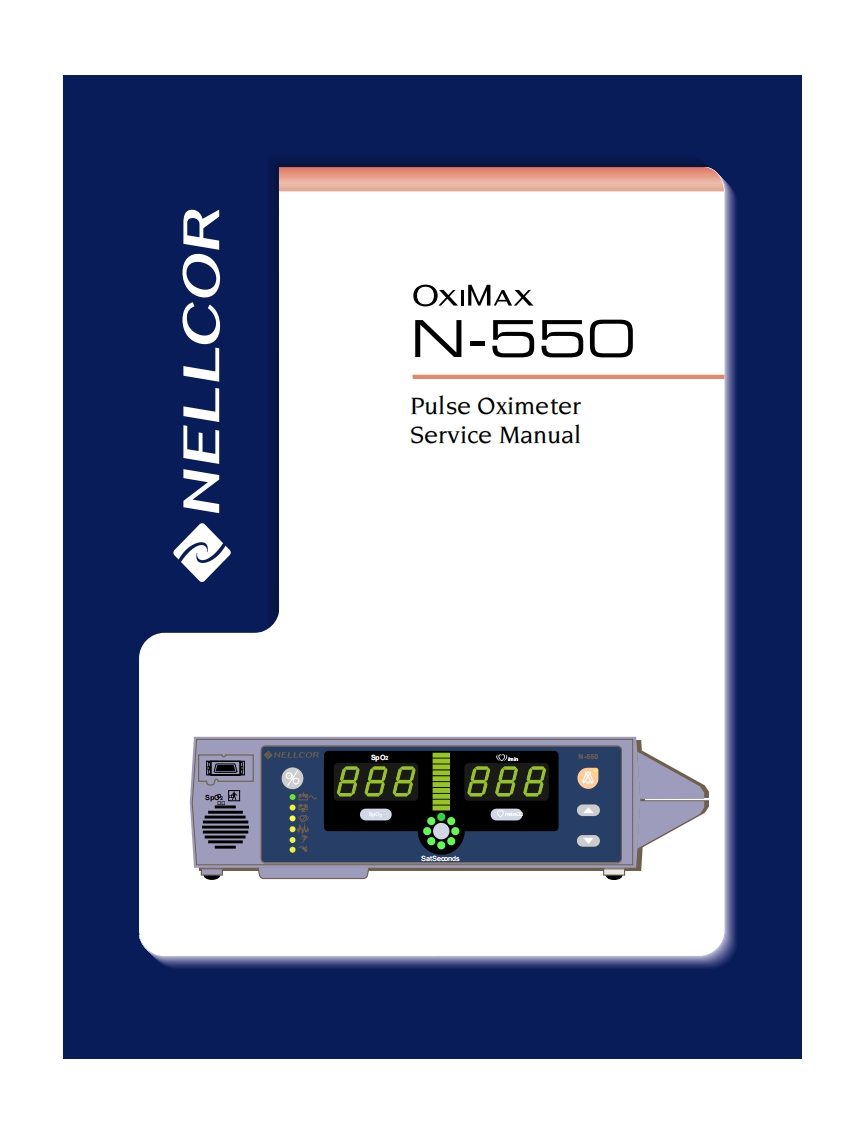 nellcor_n-550_-_维修操作说明书手册