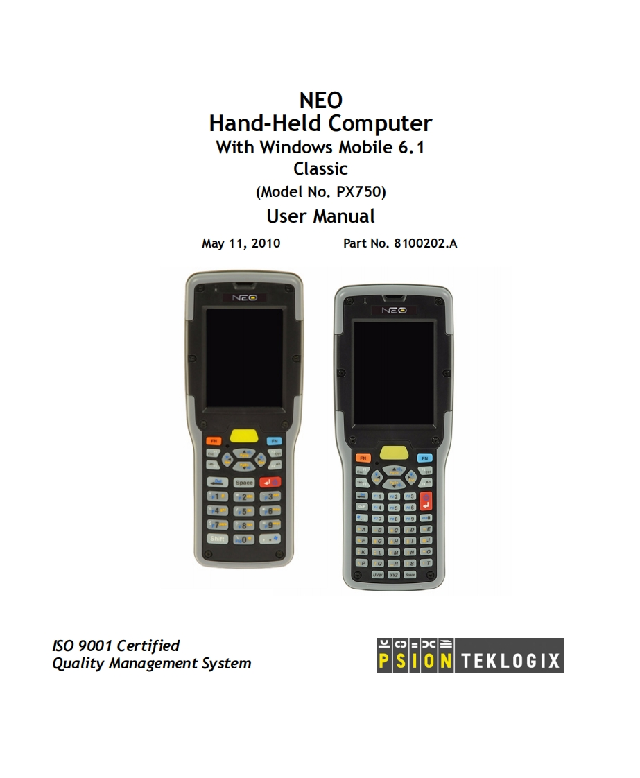 neo_px750_user_manual操作说明书手册-windows_6_1_version