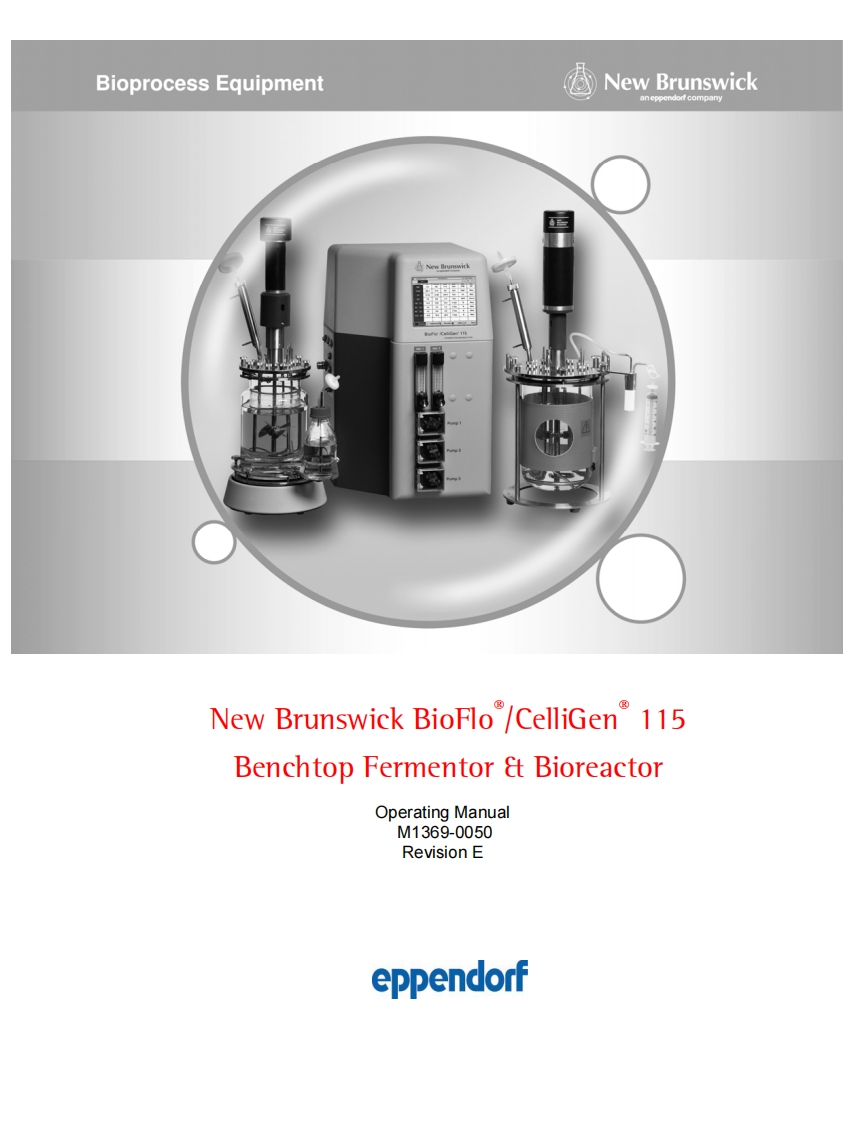 new-brunswick-bioflo-celligen115-fermentor-bioreactor_操作说明书手册-revE