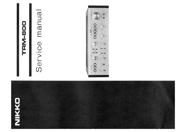 nikkotrm800smanual维修电器原理图