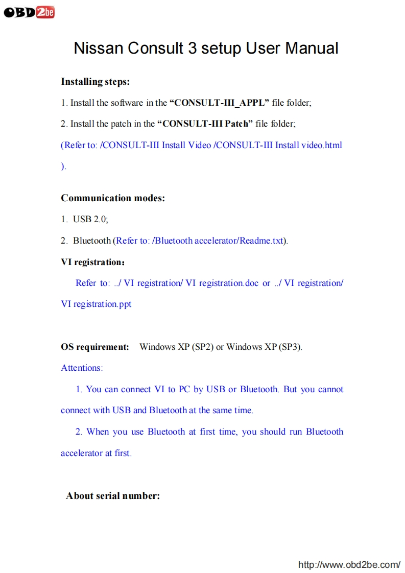 nissan-consult-3-setup-使用说明书手册
