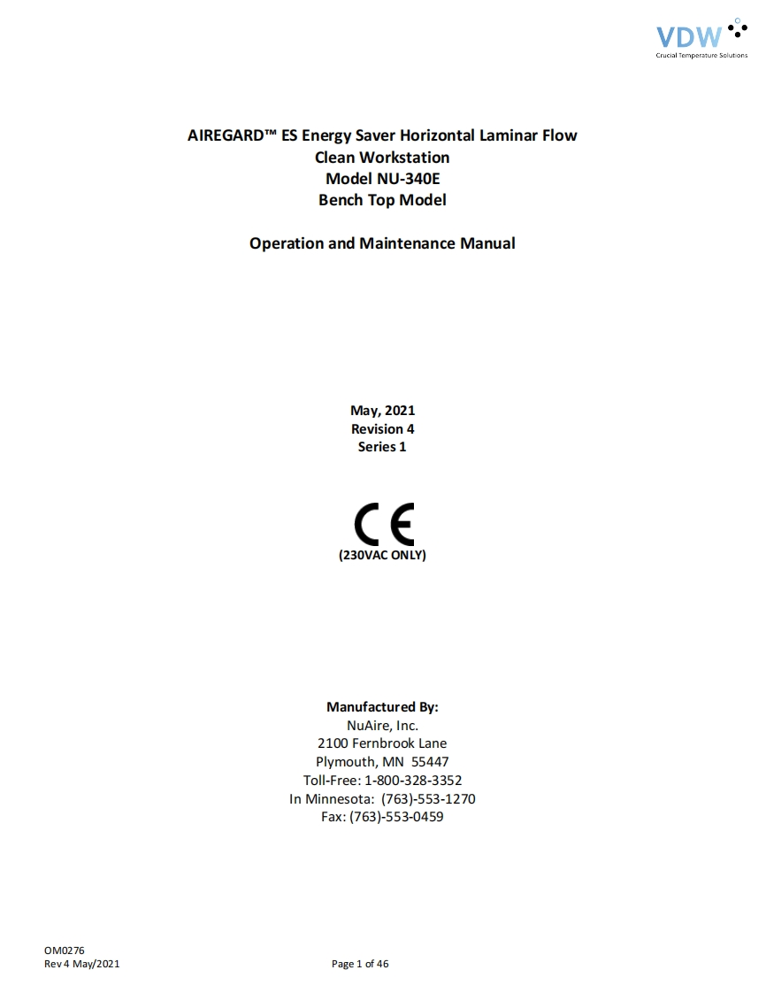 nuaire-nu-340e-serie_pdf_20250718092357操作说明书手册