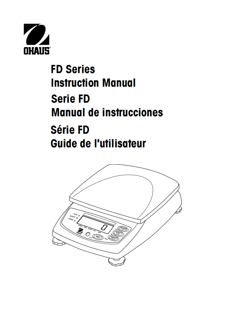 ohaus-fd-series-food-portioning-scale_操作说明书手册