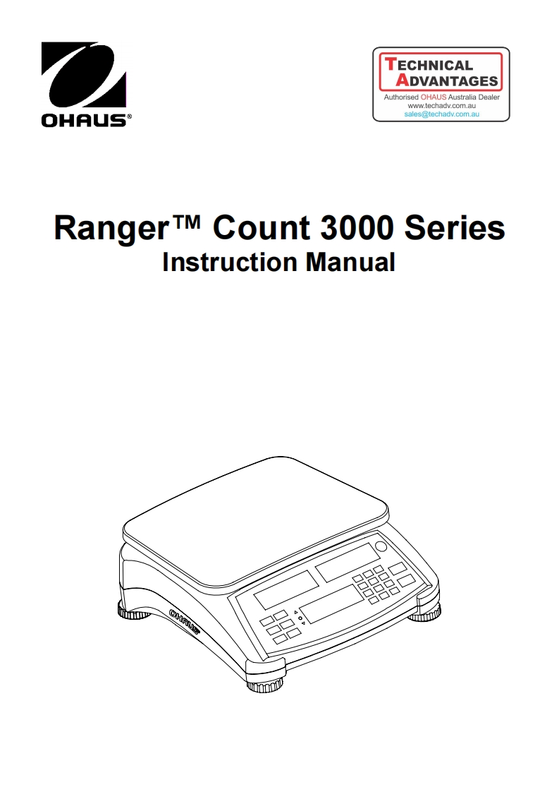 ohaus-ranger-count-3000-操作说明书手册