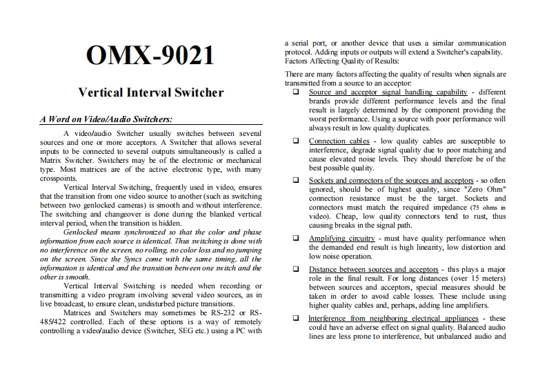 omx-9021_user_manual操作说明书手册