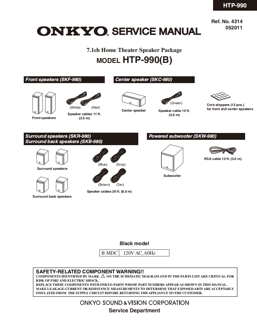 onkyo_htp-990_sm_parts_rev1-找手册网