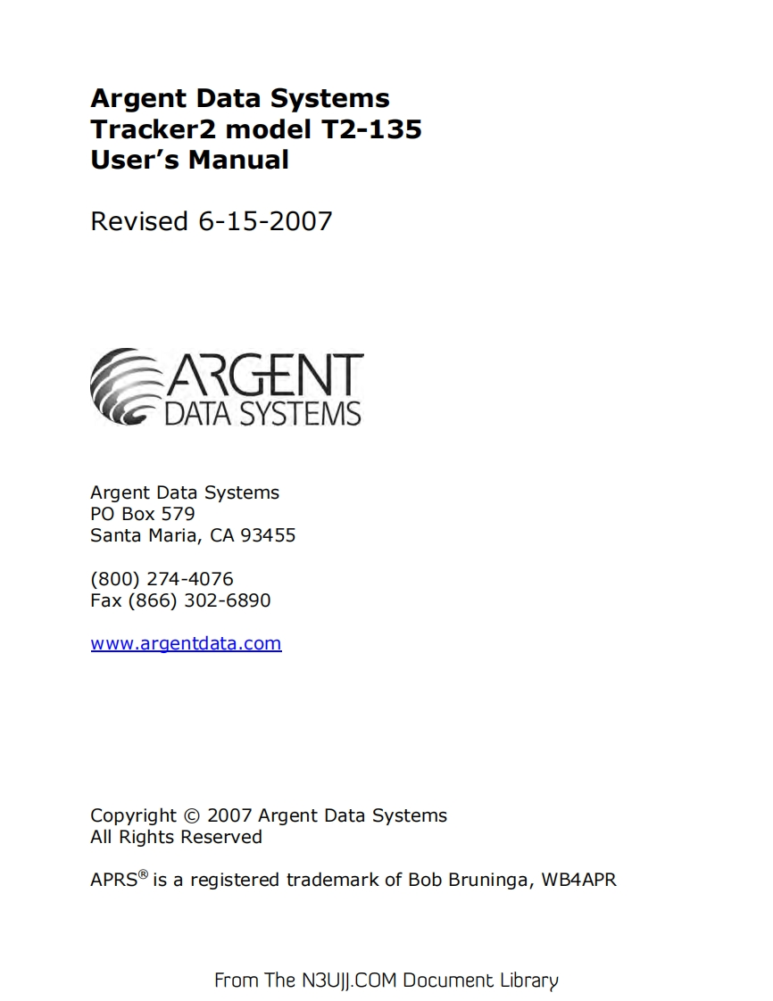 opentracker-t2-135-操作说明书手册
