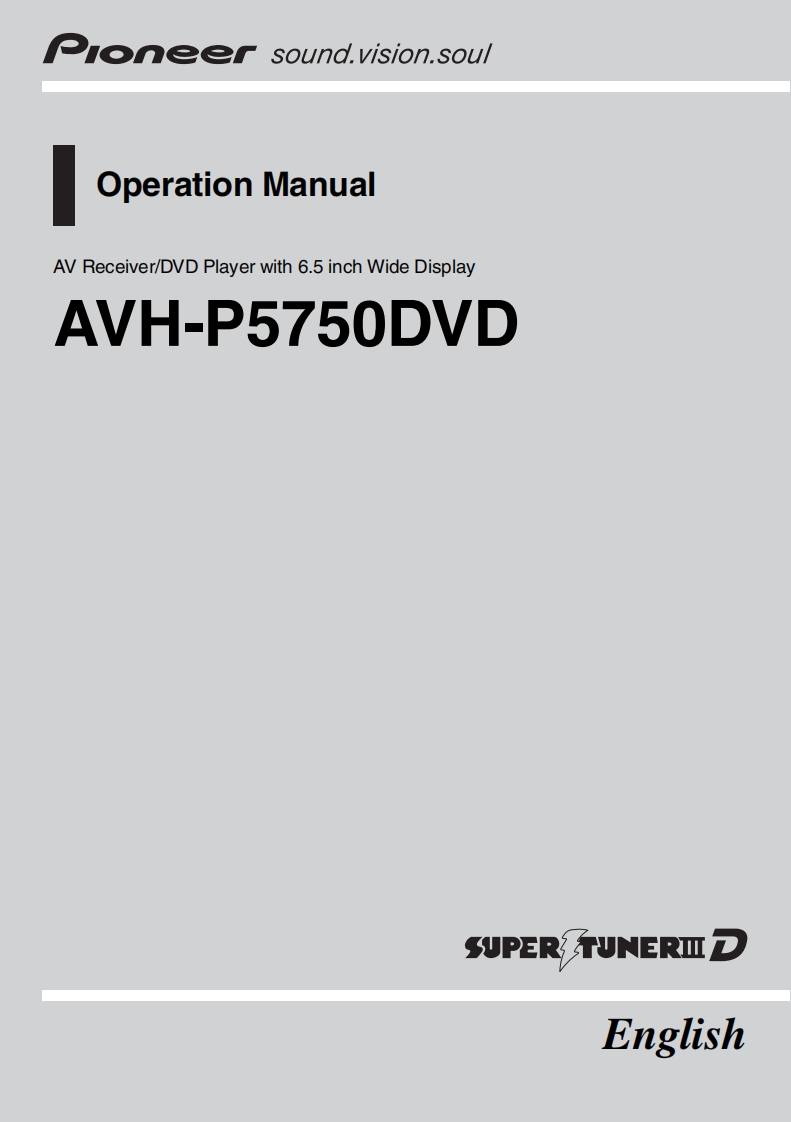 operation_操作说明书手册_avh-p5750