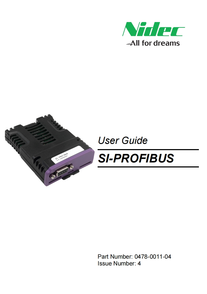 opties-en-accessoires-si-profibus-安装操作说明书手册-en-iss4-0478-0011-04