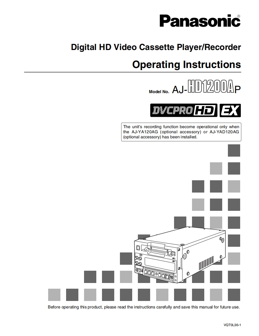 panasonic_AJ-HD1200A使用说明书手册