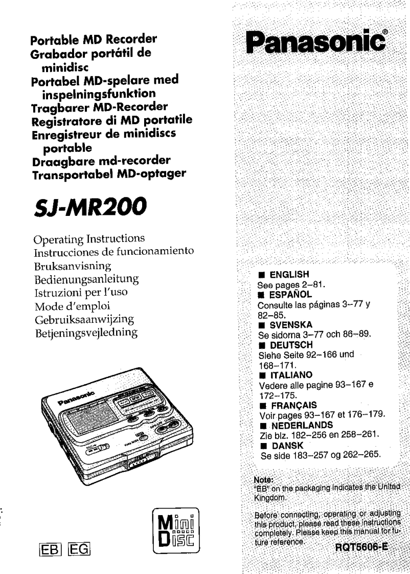 panasonic_sjmr200_操作说明书手册